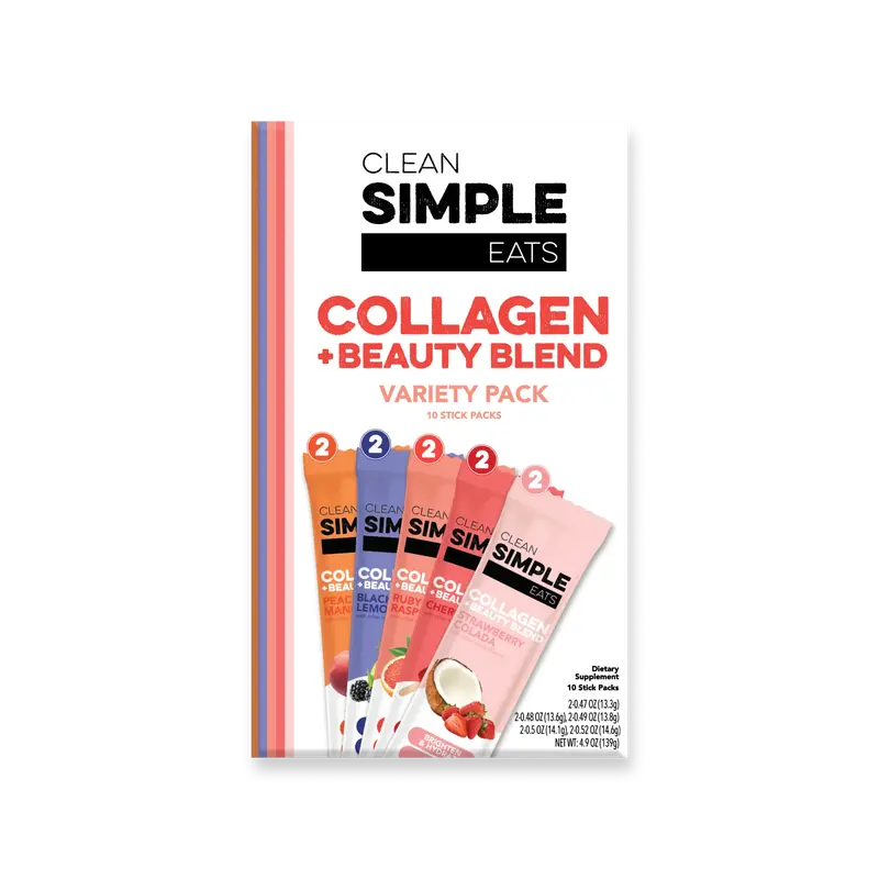 Collagen + Beauty Blend: Variety Pack (10 Single Serving Stick Pack)