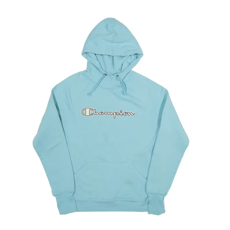 CHAMPION Hoodie Blue Pullover Womens XS
