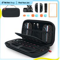Transnovo Carrying Case Comaptible with New Switch 2 Bundle Kit – Hard Shell Travel Case with 24 Game Card Slots, Joy-Con &...