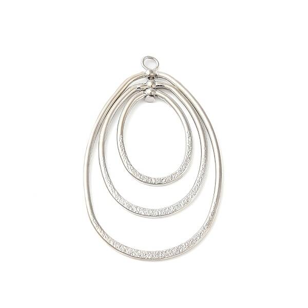 Brass Open Back Bezel Pendants