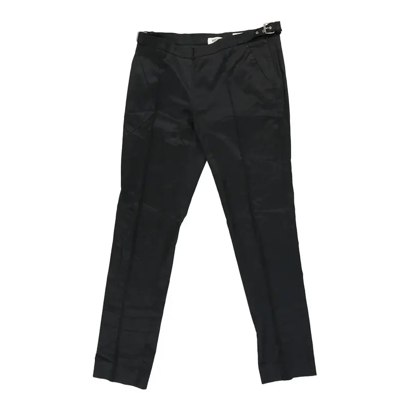 Moschino Jeans Trousers - 32W UK 10 Black Cotton Blend
