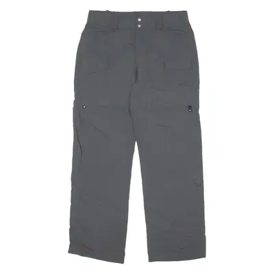 THE NORTH FACE Outdoor Womens Trousers Grey Regular Straight Nylon W32 L30