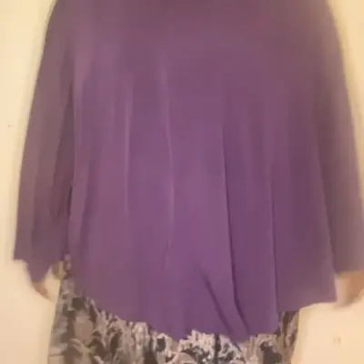 Muslim Hijab in Purple Color as shown in the Image