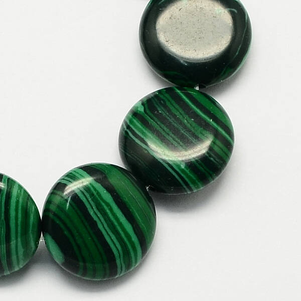 Synthetic Malachite Bead Strands