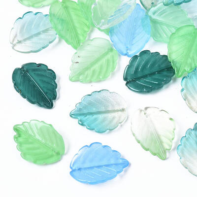 Spray Painted Glass Pendants