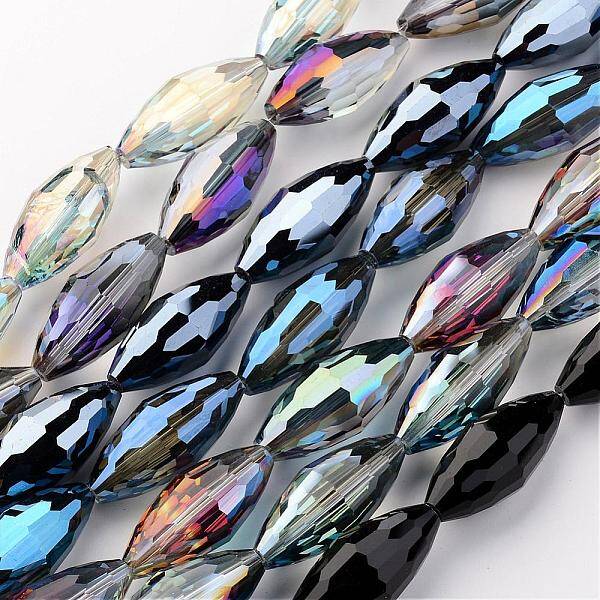 Electroplate Glass and Glass Bead Strands