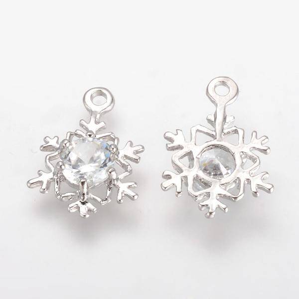Alloy Cubic Zirconia Pendants