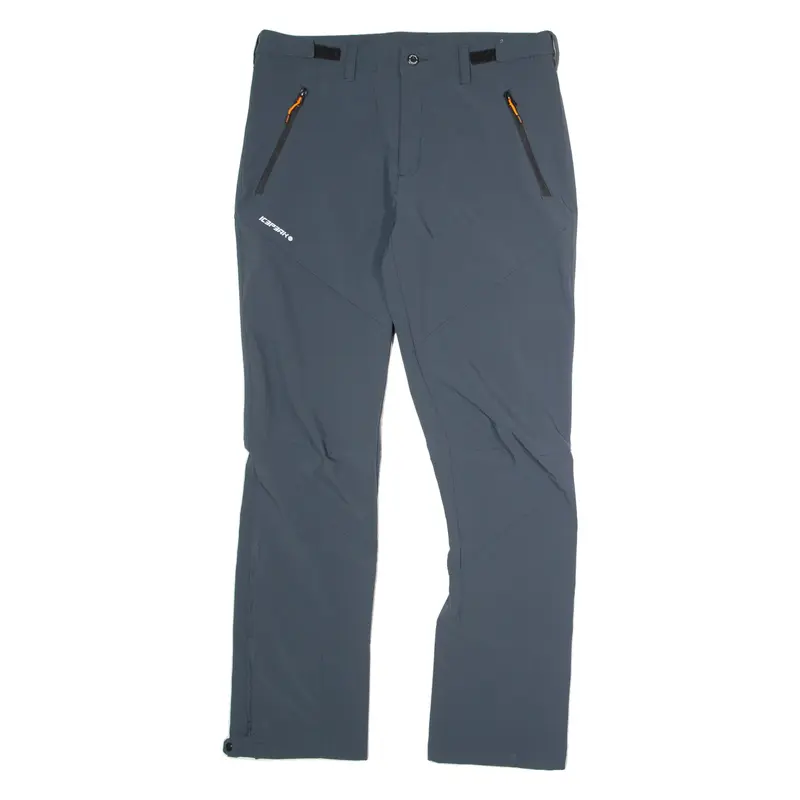 ICEPEAK Outdoor Mens Trousers Grey Regular Straight W34 L32