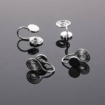Brass Clip-on Earring Findings