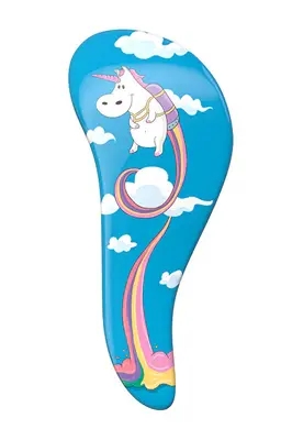 Dtangler Unicorn Hairbrush - Variant: Blue