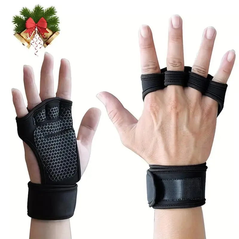 Weight Lifting Training Gloves, 1 Pair Anti-slip Strength Training Gloves, Sports Gloves for Men & Women