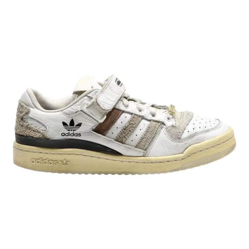 ADIDAS Sneaker Trainers White Leather Mens UK 8