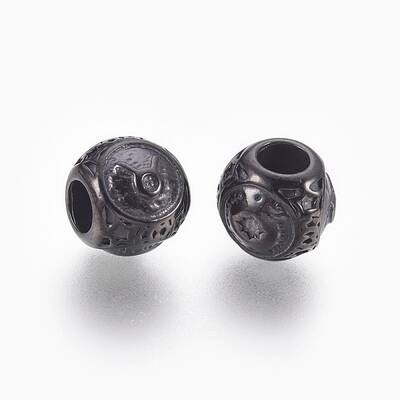 316 Surgical Stainless Steel European Beads