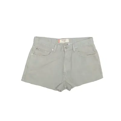 LEVI'S 550 Cut Off Denim Shorts Grey Relaxed Womens M W32