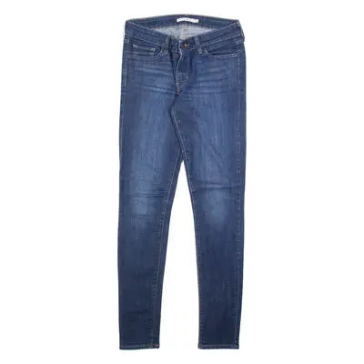 LEVI'S 711 Womens Jeans Blue Slim Skinny W26 L32