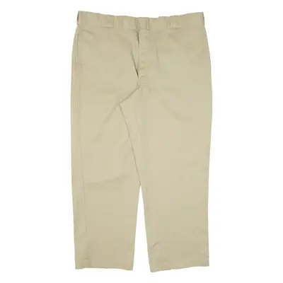 DICKIES 874 Workwear Mens Trousers Beige Regular Straight W40 L28