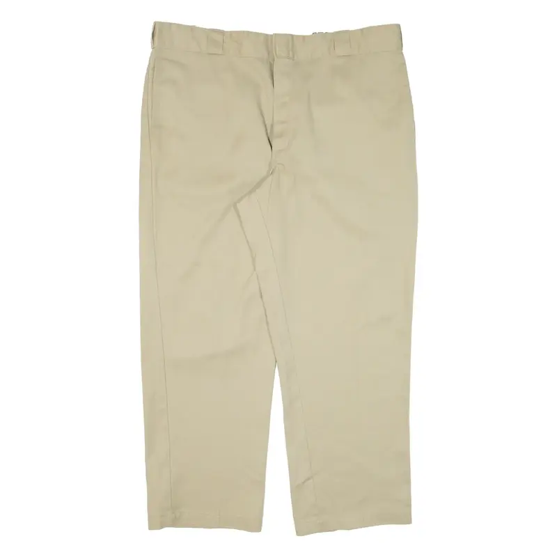 DICKIES 874 Workwear Mens Trousers Beige Regular Straight W40 L28