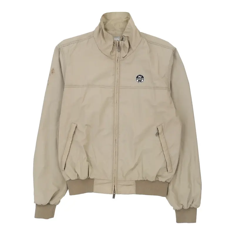 North Sails Jacket - Small Beige Nylon