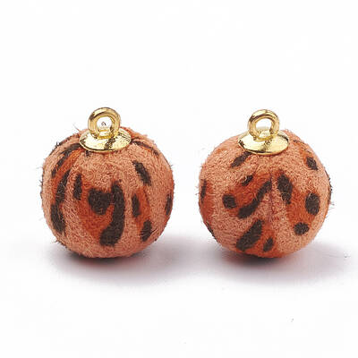 Handmade Cloth Fabric Covered Pendants