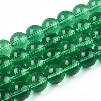 Transparent Glass Beads Strands