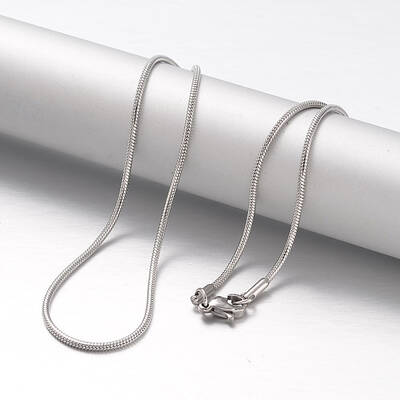 Non-Tarnish 304 Stainless Steel Snake Chain Necklaces