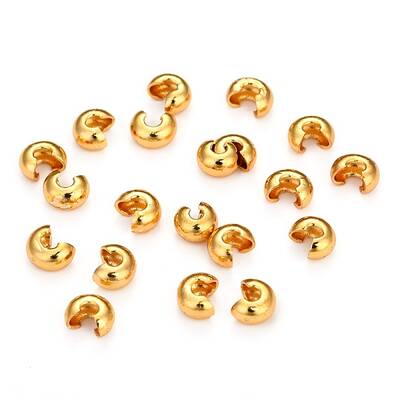 Brass Crimp Bead Covers