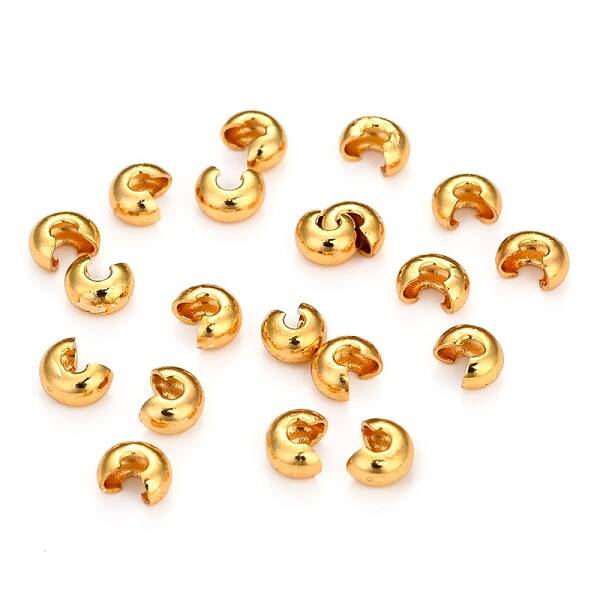 Brass Crimp Bead Covers