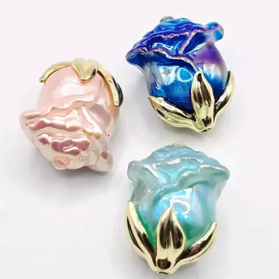 Pen Topper with Colorful Beads by XYZ - bead mix round bead Diy Jewelry Making Beading Making Diy Jewelry Decoration