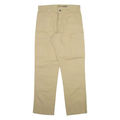 CARHARTT Cargo Mens Trousers Beige Relaxed Straight W32 L32