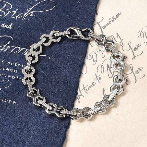304 Stainless Steel Link Chain Bracelets for Women