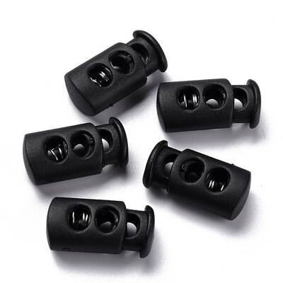 Plastic Spring Cord Lock Stopper Cylinder