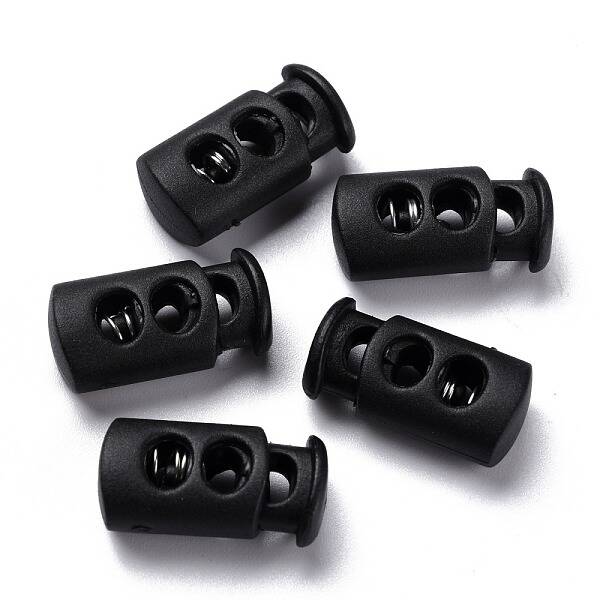 Plastic Spring Cord Lock Stopper Cylinder