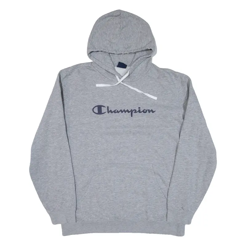CHAMPION Mens Grey Hoodie 2XL