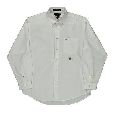 Tommy Hilfiger Shirt - Medium White Cotton