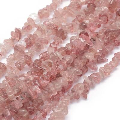 Natural Strawberry Quartz Beads Strands