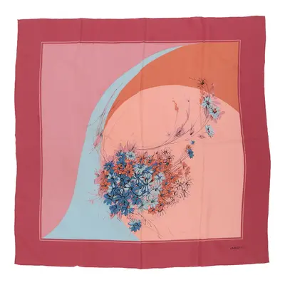 Lancetti Floral Scarf - No Size Pink Silk