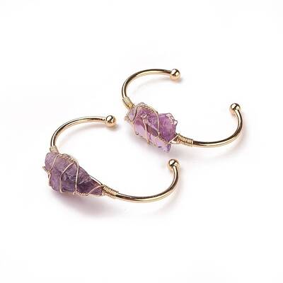 Long-Lasting Plated Brass Cuff Bangles