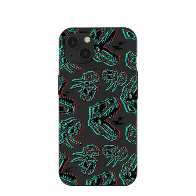 Black Fossilized iPhone 13 Case