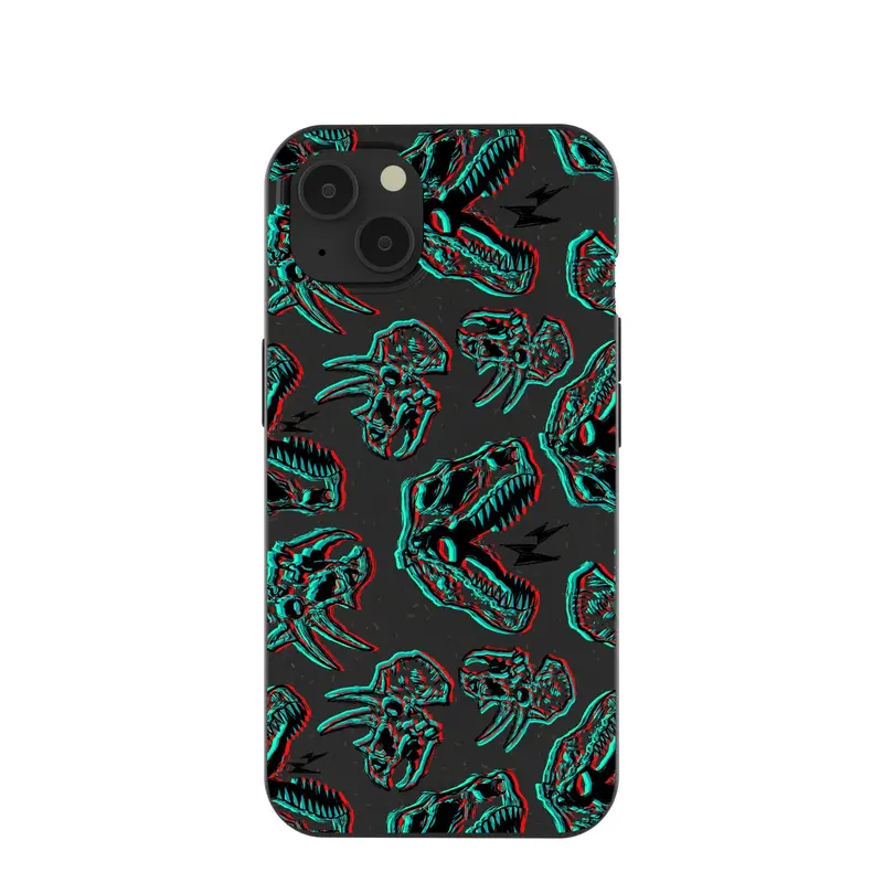 Black Fossilized iPhone 13 Case