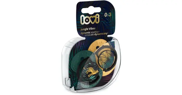 Lovi Jungle Vibes Dynamic Soother Boy (2 pieces) - dynamic silicone pacifier 0-3m
