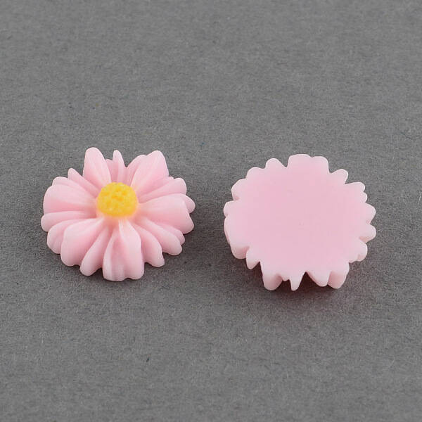 Flatback Hair & Costume Accessories Ornaments Resin Flower Daisy Decoden Cabochons