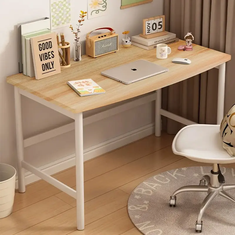 【Back To School】Small Computer Desk Simple Style Office Desk Study Work Table for Home Bedroom Writing Desk Oversized Por...