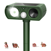 PIMAG Upgraded Solar Ultrasonic Animal Repellent Outdoor,Safe and No Harm Drive,Deer Repellent Devices Motion Detection, Wate...