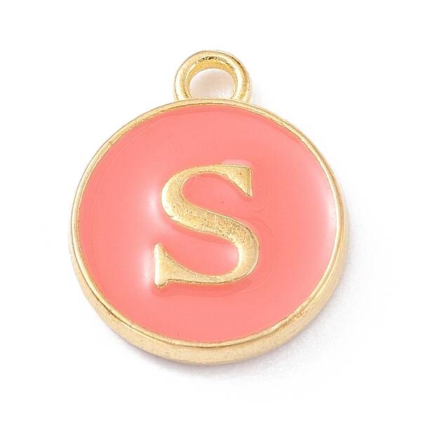 Golden Plated Alloy Enamel Charms