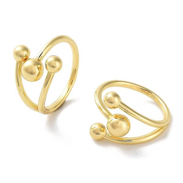 Brass Open Cuff Rings for Women