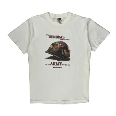 Fruit Of The Loom Graphic T-Shirt - Large White Cotton