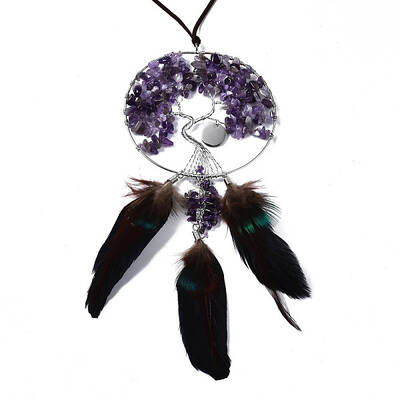 Natural Amethyst Big Pendants