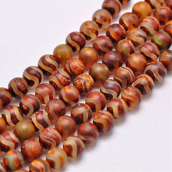 Natural Tibetan Style dZi Beads Strands
