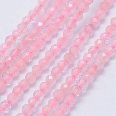 Natural Rose Quartz Beads Strands