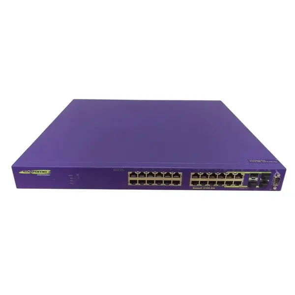 Extreme Networks 16201 | X350-24T 24 x RJ-45 Ports 10/100/1000Base-T + 4 x Shared SFP mini-GBIC Ports Layer 2 Managed Gigabit...